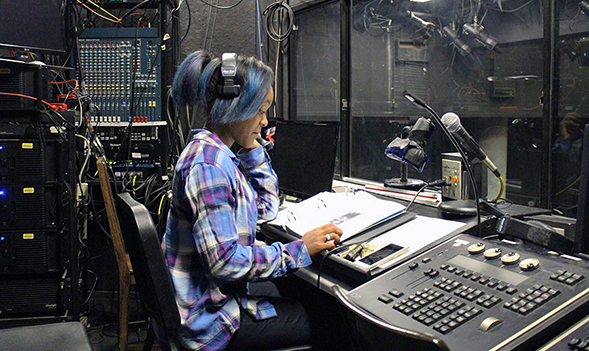 Beonica Bullard worked on several SDSU productions as a stage manager. (Photo: Christian Hicks/The Daily Aztec)
