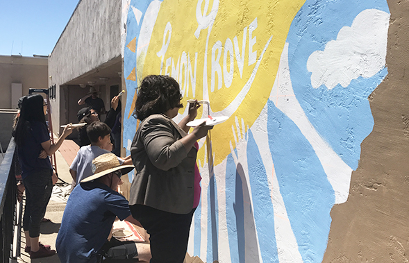 SDSUs Sage Project Creates Public Art for Lemon Grove