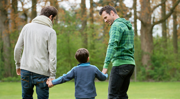 An estimated six million children and adults in the United States have an LGB parent. (Credit: Huffington Post)