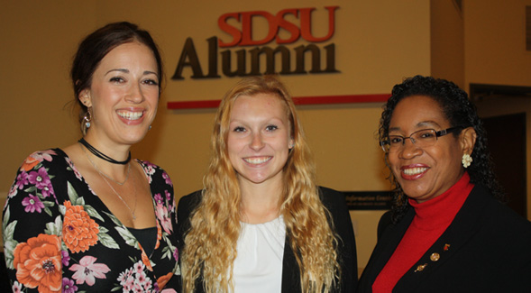 From left to right: Kelly Lillis, Kayla Cleven and Lorise Diamond
