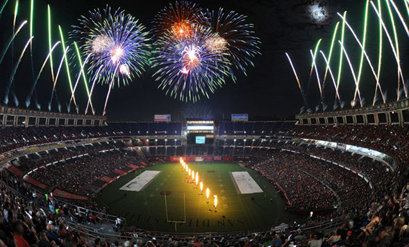 The 43nd annual KGB SkyShow will follow SDSU's 2018 home opener against Sacramento State on Sept. 8.