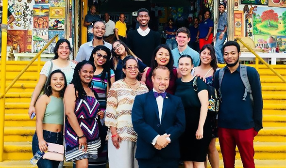 SDSU students in the Global Leadership and Diversity Identities program in Santo Domingo, Dominican Republic.