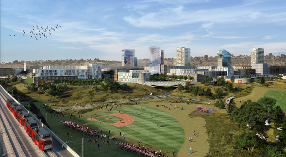 SDSU Mission Valley rendering