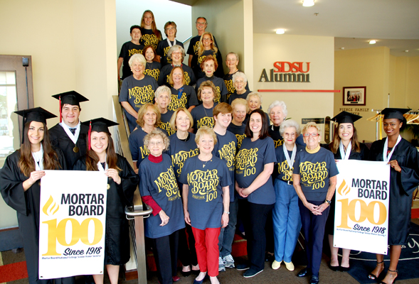 The SDSU chapter celebrates Mortar Board's 100th anniversary.