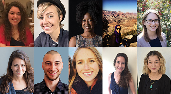 Left to right top: Alina Bilal, Blaire O'Neal, Briana Thrift, Hena Din, Janna Gordon. Left to right bottom: Lisa Mash, Luca Carmignani, Madeleine Werhane, Megan Monsanto, Tania Mejia-O'Donnell.