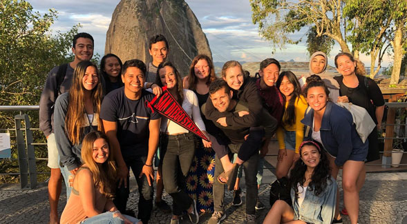 SDSU students visiting Brazil study culture, ecology, urban development and many other topics.