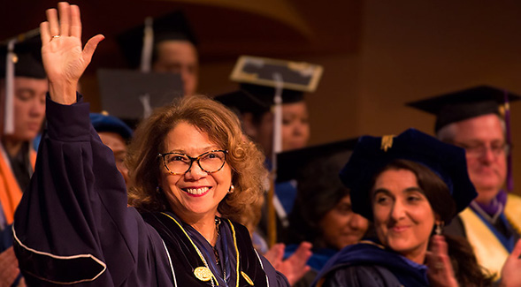 Mildred Garca at Cal State Fullerton (2017)