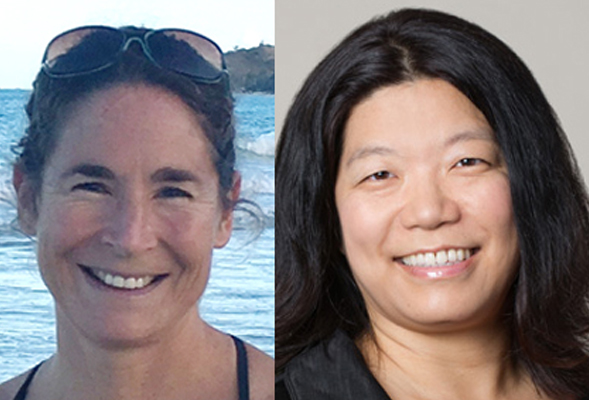 Arielle Levine (left), Eunha Hoh
