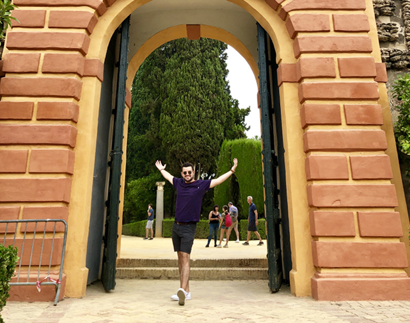 Kevin Cotant in Seville, Spain