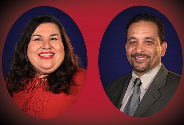 2020 San Diego County Teachers of the Year Hilda Martinez and Don Dumas