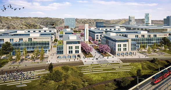 Rendering of SDSU Mission Valley