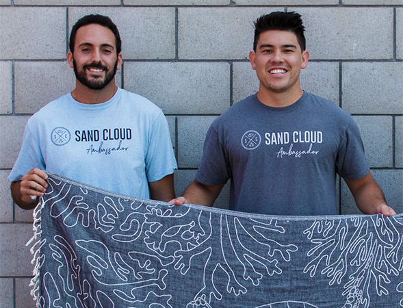 Sand Cloud co-founders Brandon Leibel (left) and Steven Ford (Photo: Brandon Leibel/Sand Cloud)