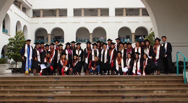 The Class of 2019 in the Department of Dual-Language and English Learner Education gathered for graduation.