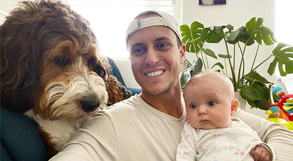 Cody Barbo and daughter, Charlie
