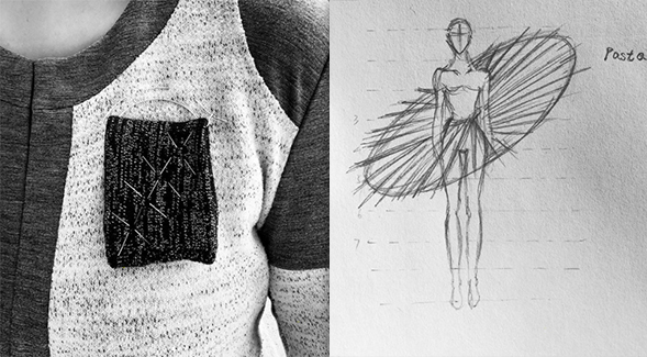 Examples of the innovative projects being developed by art professor Kerianne Quick's students.