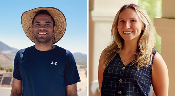 Christopher Nash (18) and Courtney Meissner (20)