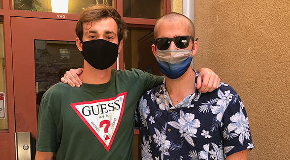 Nick Urry (left) and Ryan Meyer