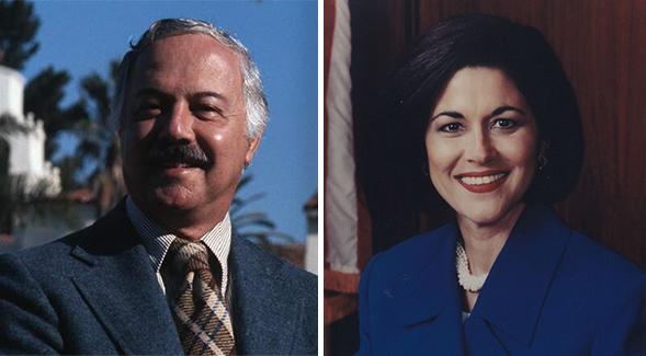 Brage Golding (left) and Susan Golding