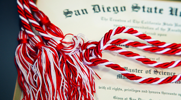 In 1963, U.S. President John F. Kennedy became the first to receive an honorary doctoral degree from what was then San Diego State College.