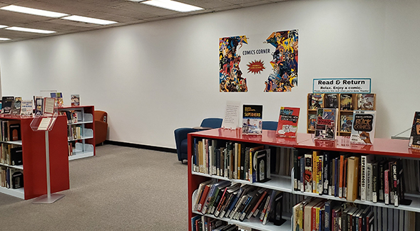 The Comics Corner in the University Library