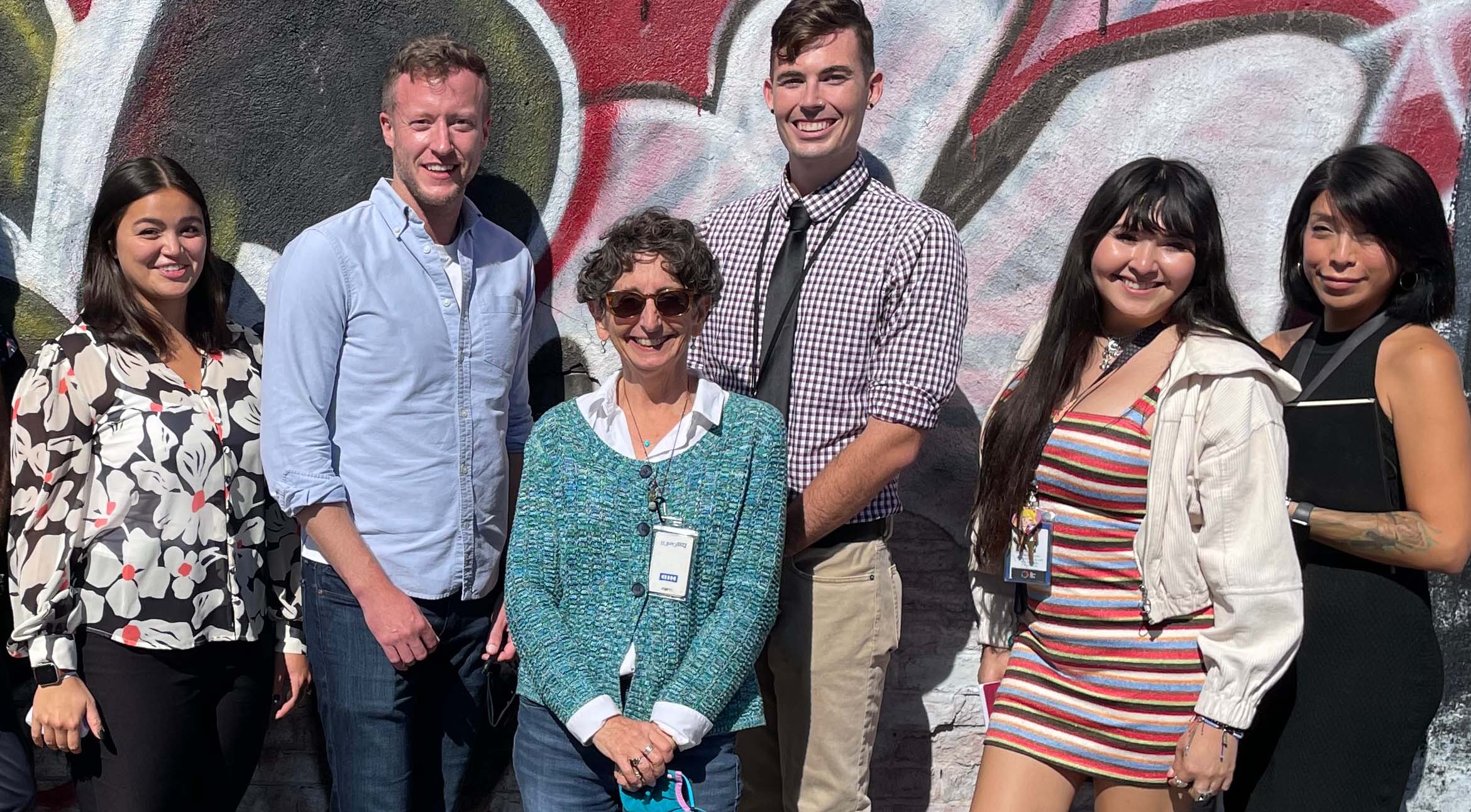 Trans PrEP Research Team (from left): Carrie Nacht, Erik Storholm, Risa Flynn, Kyle Ryan, Chloe Opalo, Alvy Rangel