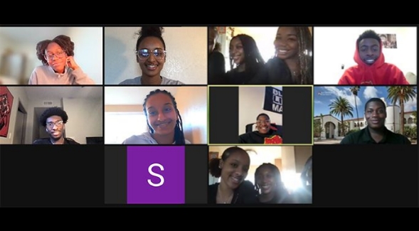 Black Business Society general meeting on Zoom.