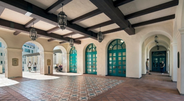 Photographed is the SDSU Engineering and Interdisciplinary Sciences Complex.
