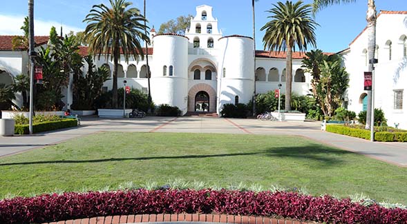 A view of SDSU's Hepner Hall (Photo: Lauren Radack)