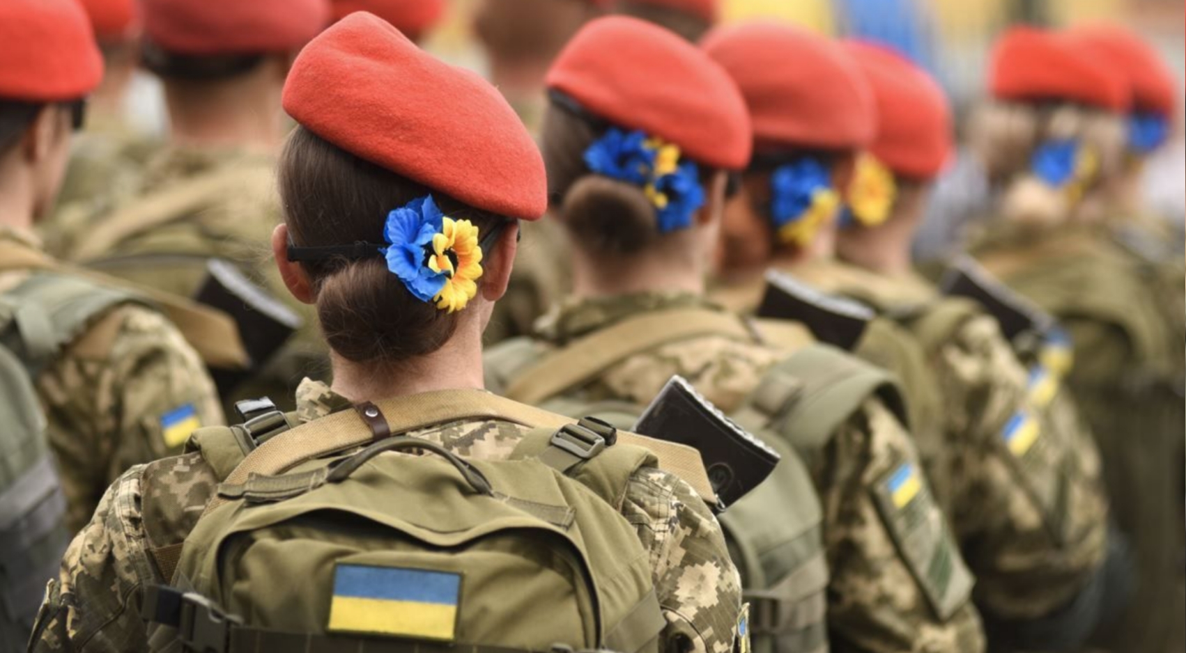 Ukraine's Ministry of Foreign Affairs noted on Twitter that more than 15% of the regular Ukrainian army are women.