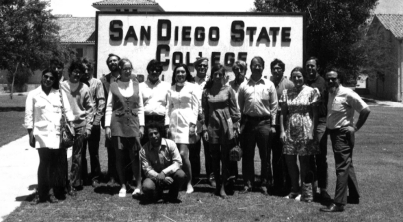 San Diego State College became California State University, San Diego in 1972, then San Diego State University in 1974. (Photo circa 1935)