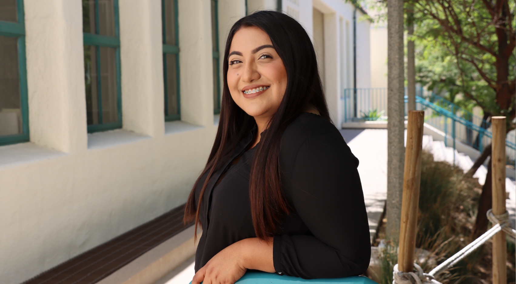 Stephania Moreno photographed at SDSU (Melinda Sevilla/SDSU)