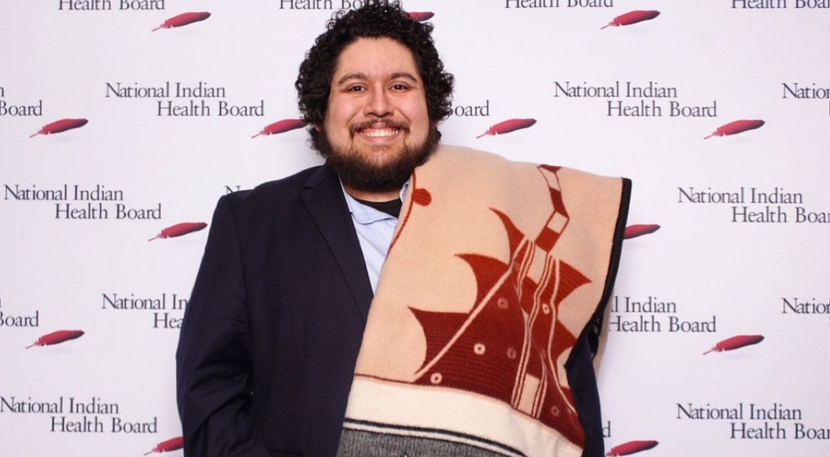 Alec Calac, Outstanding Service Award, National Indian Health Board, 2022. (Photo courtesy of Alec Calac)