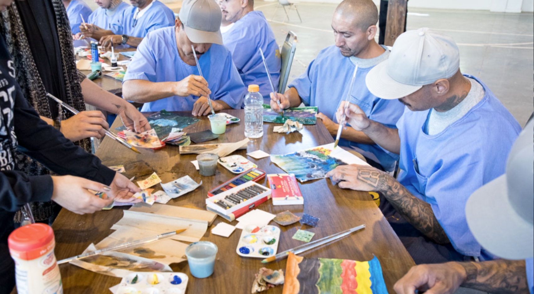 PAC provides visual and interdisciplinary arts programming to people experiencing incarceration in California state prisons.