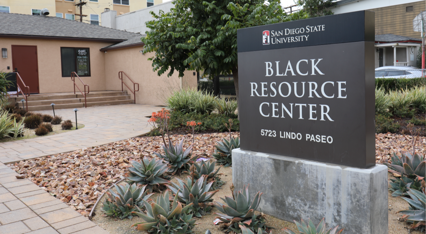 The BRC, located at 5723 Linda Paseo, provides a safe and welcoming environment for students, staff, and faculty of the African Diaspora. (SDSU)