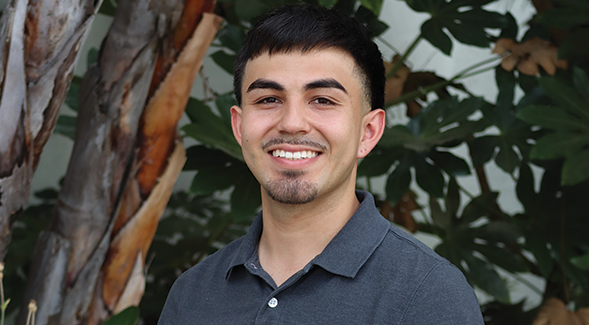 Diego Leon, a junior psychology student at SDSU (Bryana Quintana/SDSU)