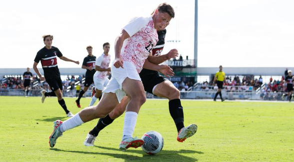 SDSU Aztecs during their match against Stanford at San Diego on Sunday, Oct. 1, 2023. (GoAztecs)