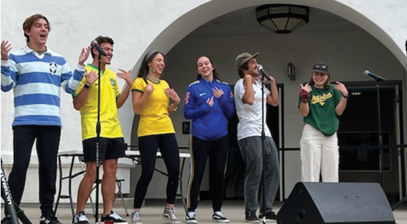 International Students from Brazil perform at the International Peace Village event last year. (SDSU)