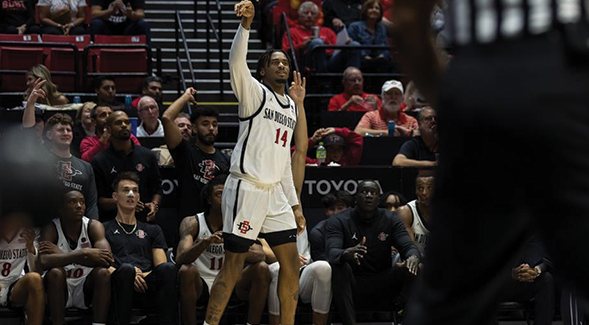 SDSU Aztecs guard Reese Waters