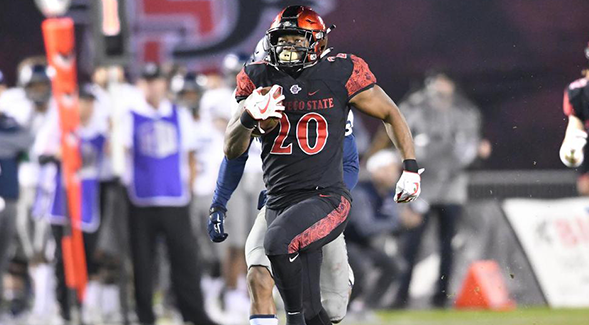 SDSU running back Rashaad Penny. (SDSU)