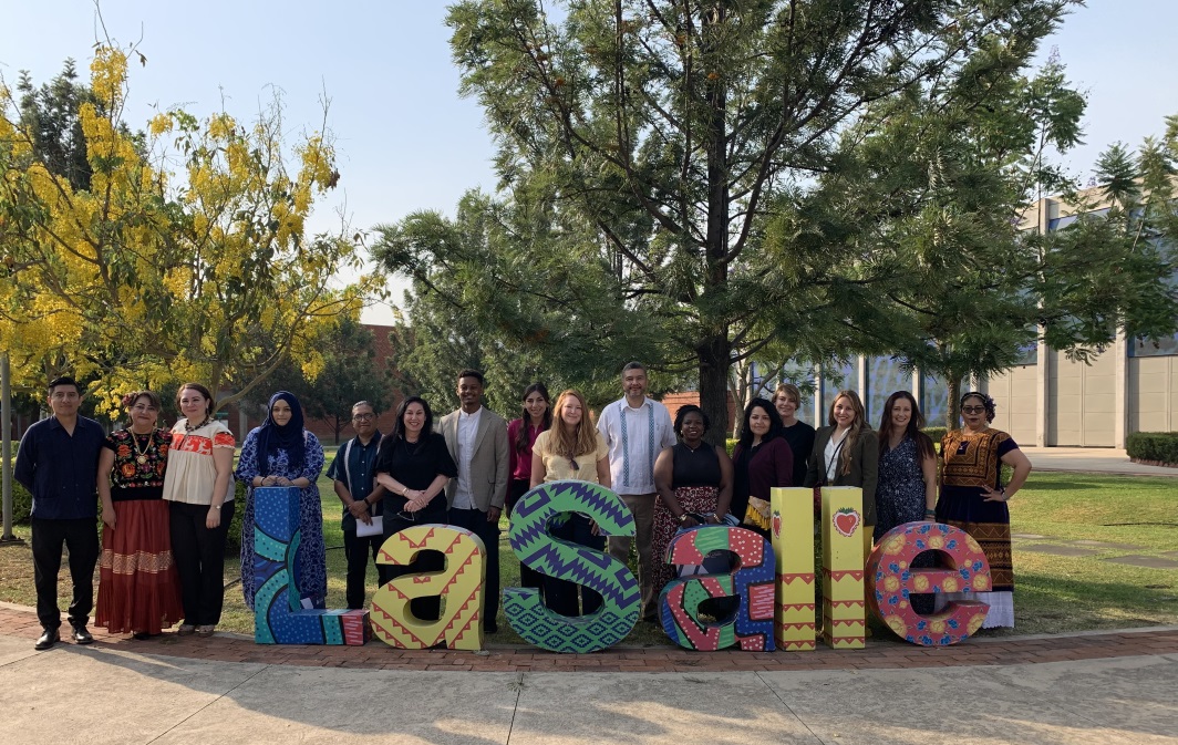 Professor Marva Cappello, sixth from left, teamed up with collaborators in Oaxaca to create an embedded study abroad program for joint doctoral students in education.
