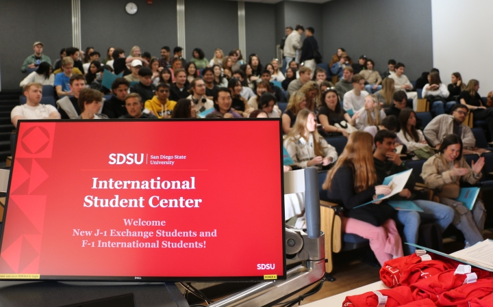 SDSU’s International Student Center helps international students navigate studying abroad.