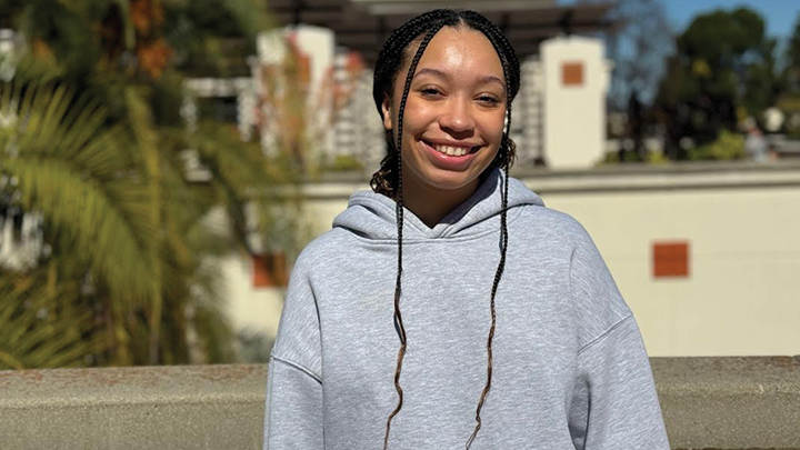 Savanna Harris, a descendant of Jordan Bankston Noble, a famous Black soldier during the War of 1812, is among eight SDSU students selected for the eight-week Mundt Peace Scholarship program. (SDSU)
