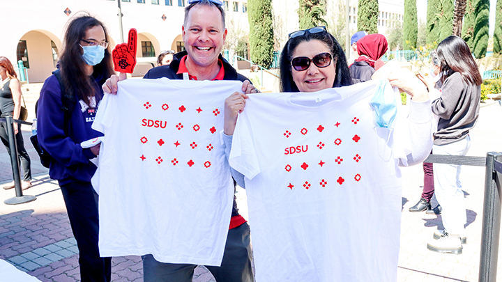 The refreshed SDSU brand honors the university’s history while looking ahead to its vibrant future.