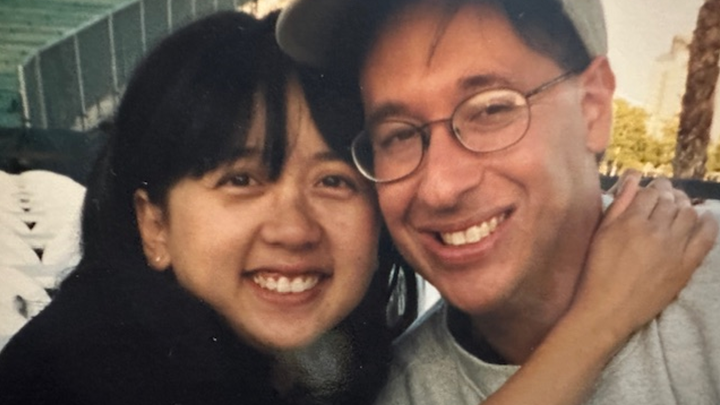 Scott (‘91) and Yovita (‘94) Pansky met in SDSU’s Villa Alvarado Residence Hall in 1991 during their time as students. The couple later married in 1995 and have been together ever since. (Courtesy photo)