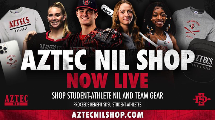 Over the past fiscal year the Aztecs ranked in the top 10 nationally in merchandise sales through the Campus Ink platform. (GoAztecs)
