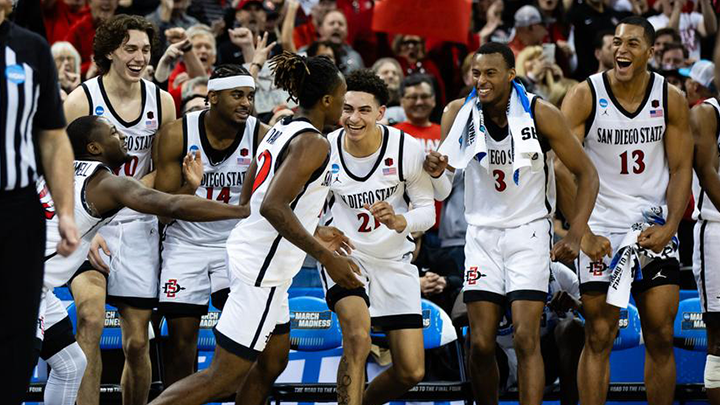 San Diego State Aztecs basketball NCAA champions jersey