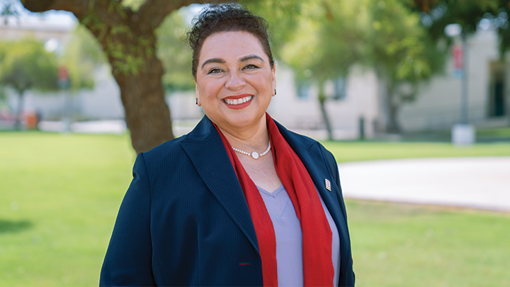 Guillermina Gina Nuñez-Mchiri photographed at SDSU Imperial Valley