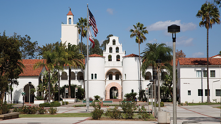 Photo of SDSU's Hepner Hall