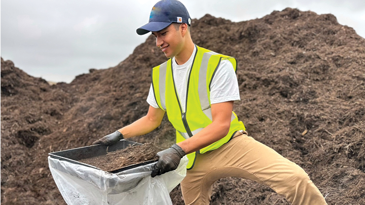 Nick Vallejo (‘22) has developed food donation programs in San Diego that ensure surplus edible food is recovered instead of decomposing in a landfill.