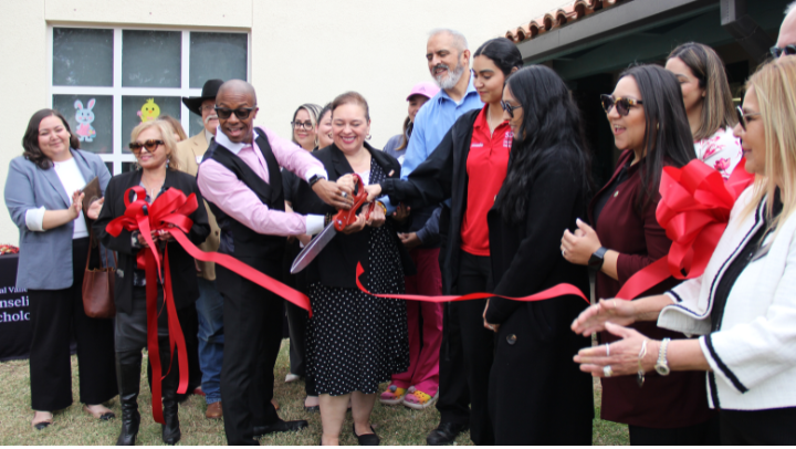 Campus and community leaders gather to inaugurate the launch of the new Student Wellness and Success Center at SDSU Imperial Valley, Calexico. (SDSU Imperial Valley)